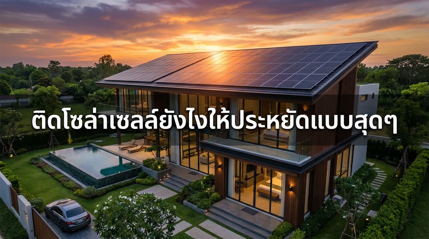 ติดโซล่าเซลล์ยังไงให้ประหยัดแบบสุดๆ เคล็ดลับลดค่าไฟจาก เอนีเทค นครราชสีมา